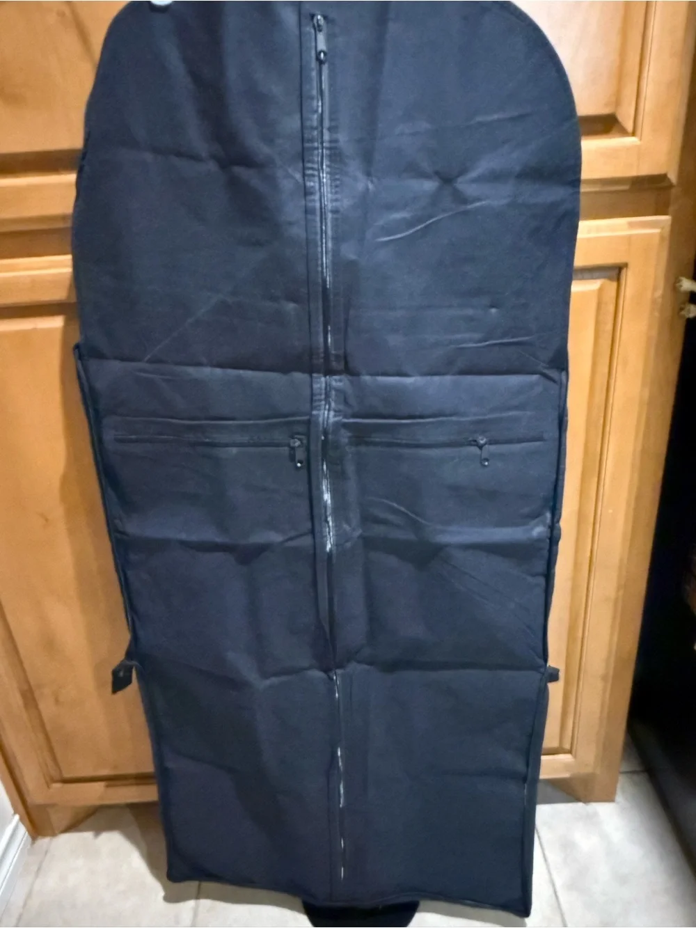 Suit Supply Blue Travel Garment Bag with Carry Handle